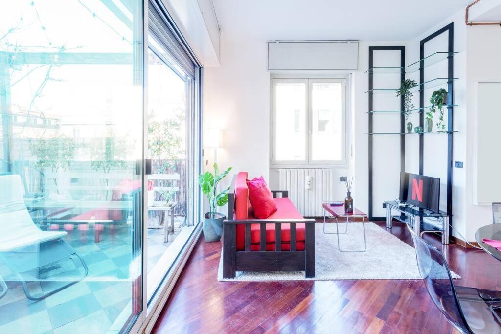 밀라노 Duomo 10 Min Luxury • Terrazzo • Wi-Fi • Netflix 아파트 외부 사진
